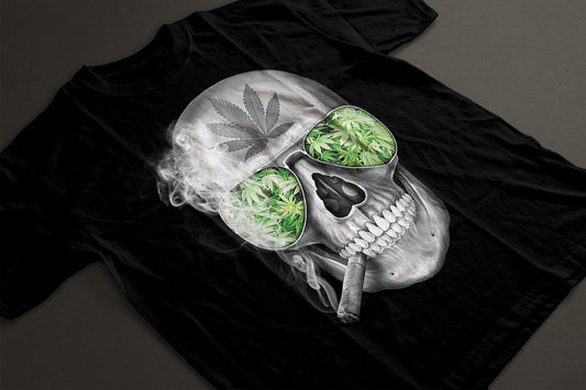 Pot Leaf Skull