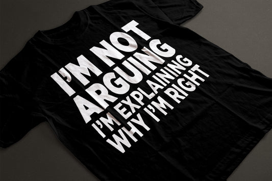 Not arguing