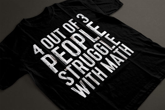 4 out of 3 people struggle w/math